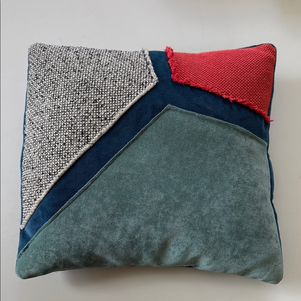 Colorful Geometric Throw Pillow